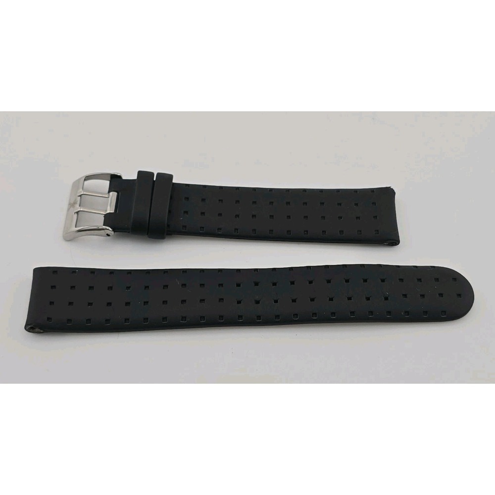 Genuine OEM Muhle-Glashutte 20mm Black Leather Watch Strap Band w/ Buckle/Clasp